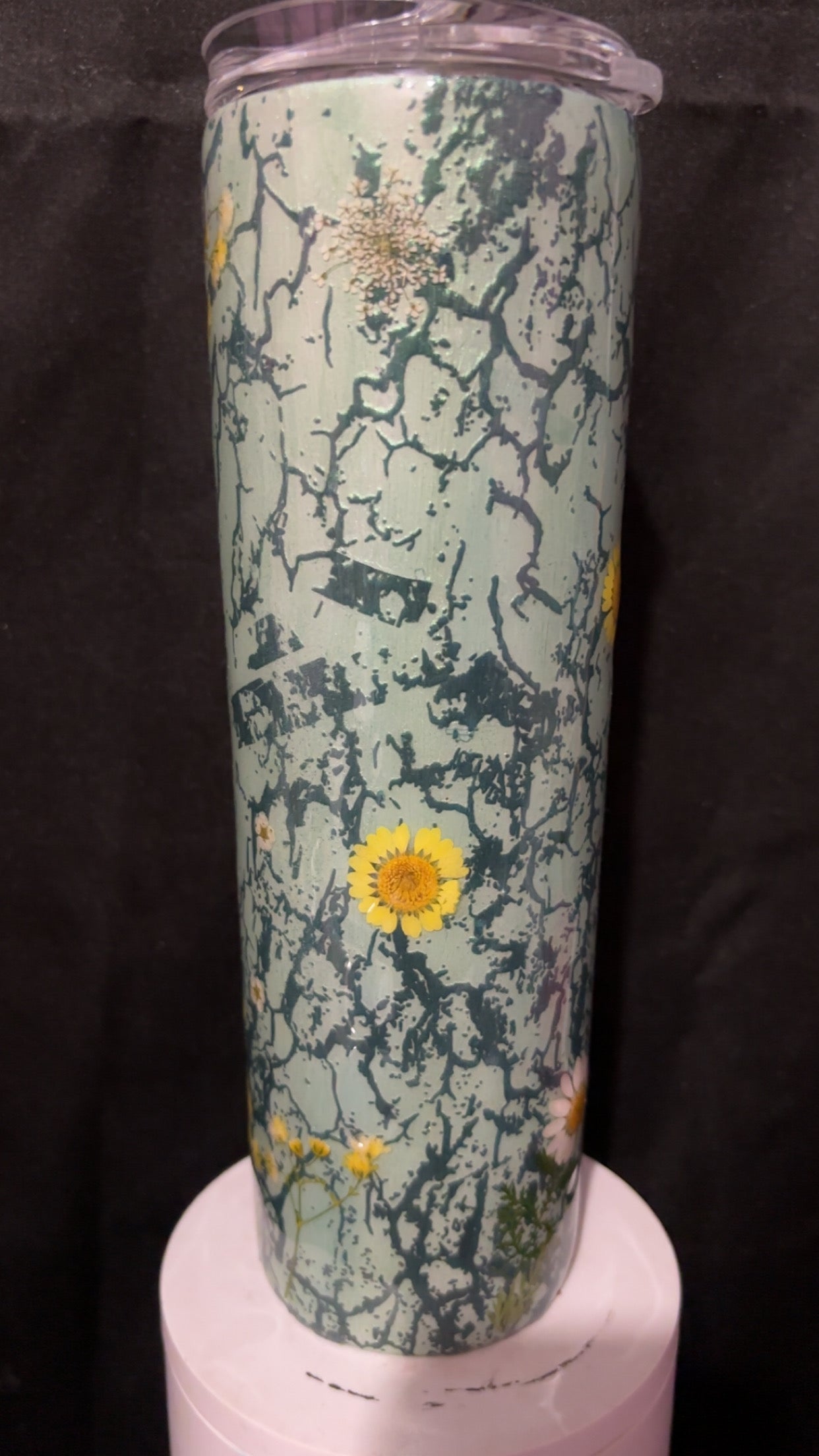 30oz Botanical Epoxy Resin Tumbler