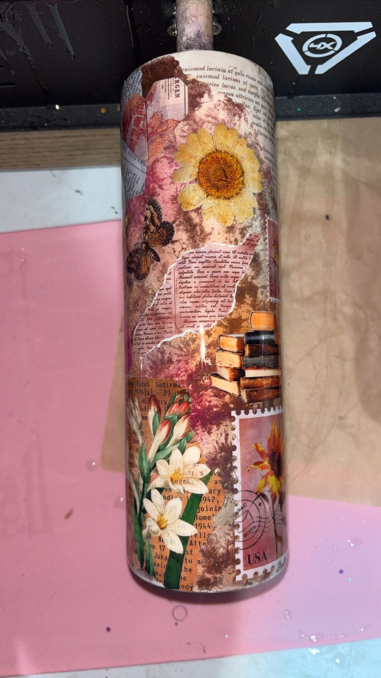 30oz Multi Media Rustic Epoxy Resin Tumbler
