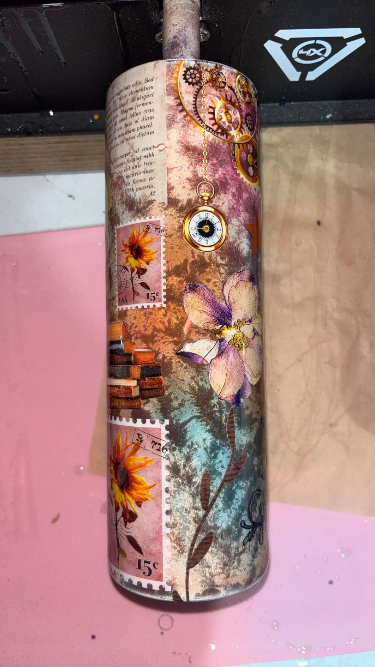 30oz Multi Media Rustic Epoxy Resin Tumbler