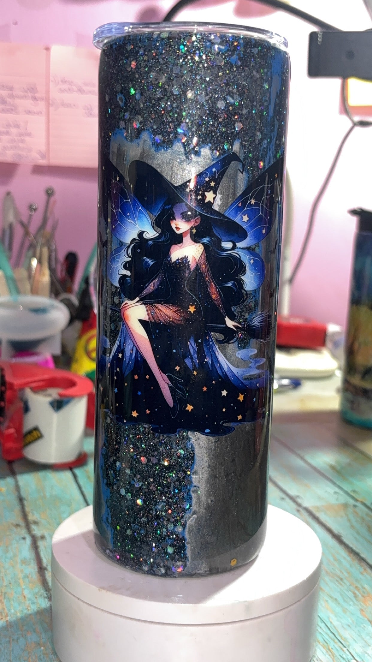 20oz Sexy Witch Epoxy Resin Tumbler