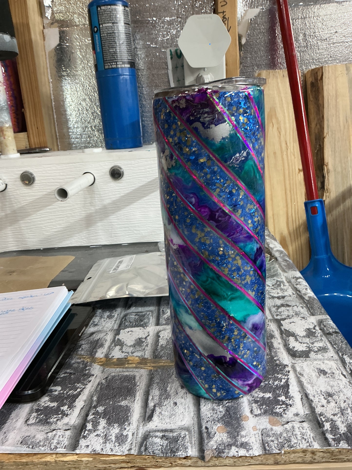 30 oz purple/blue #28
