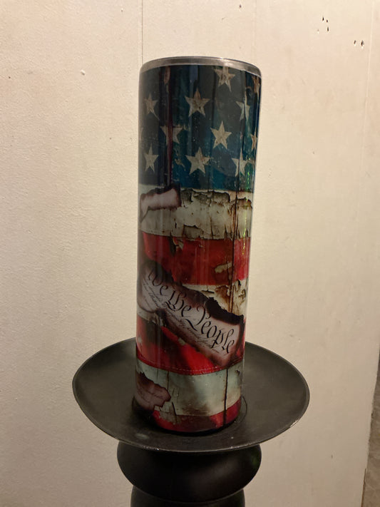 30oz American WeThe People Flag