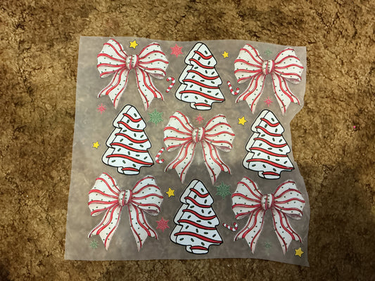 Christmas Cake and Bows