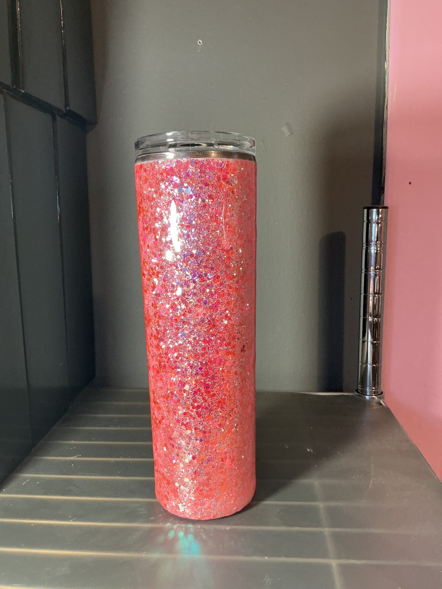 30oz skinny glitter