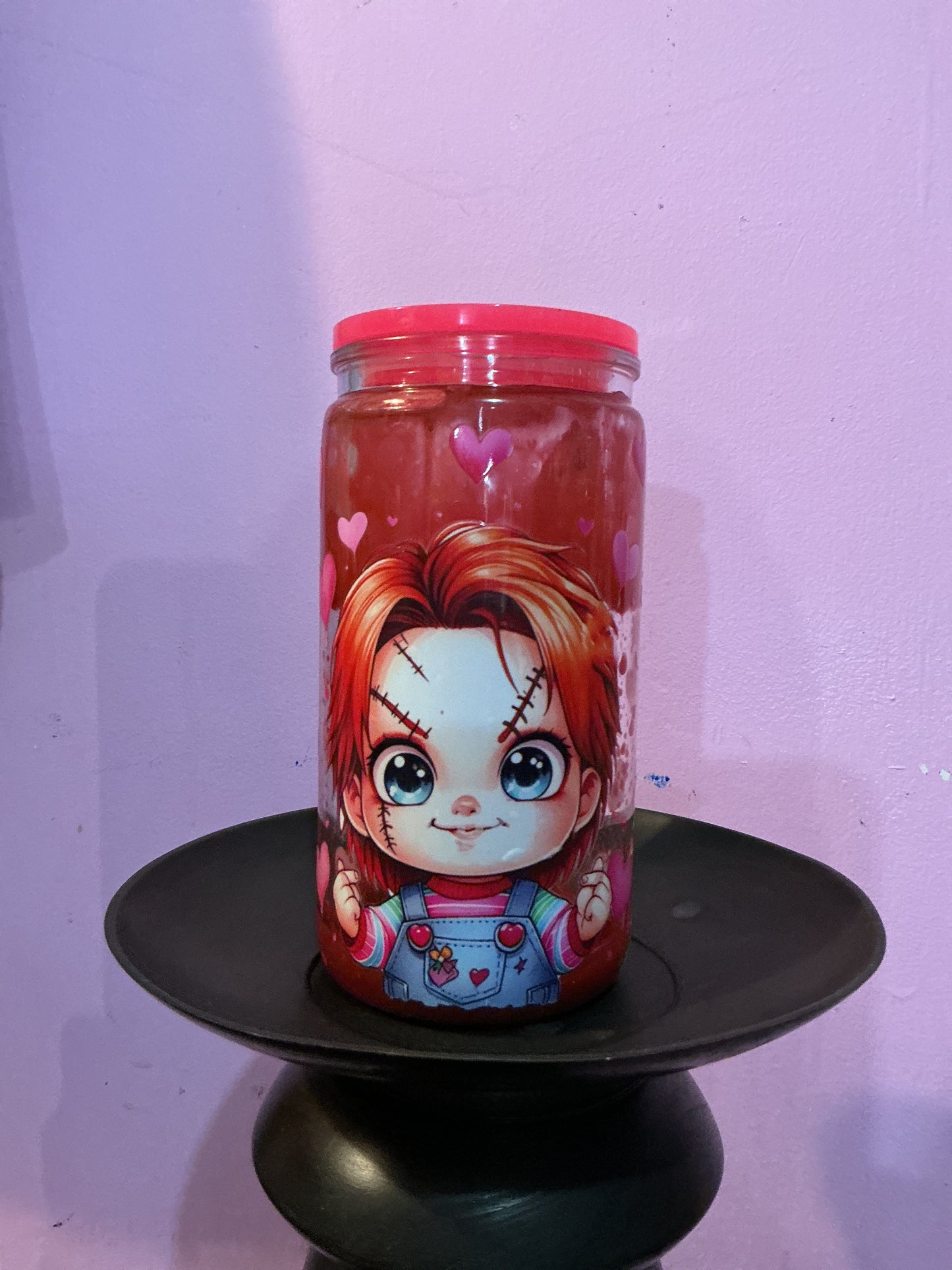 Chucky Blood Drip Lave Tumbler