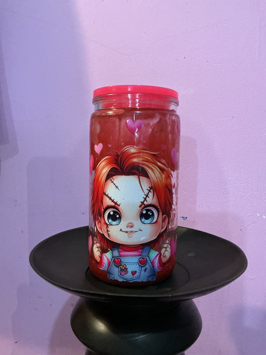 Chucky Blood Drip Lave Tumbler
