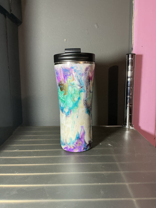 16oz slim travel marble base