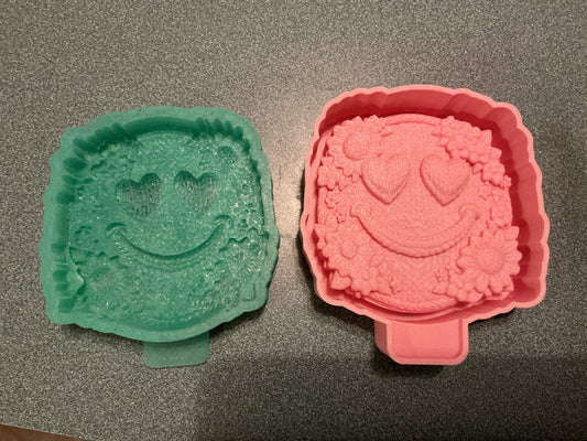 Knitted Smiley Face