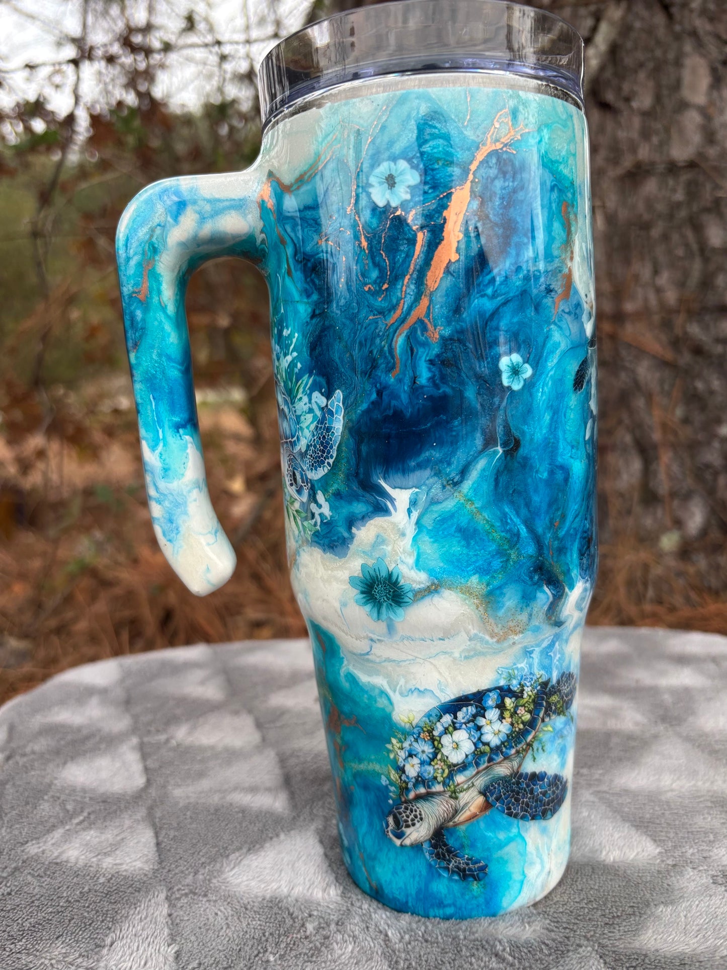 30 oz Grippy Oceans Turtle #14