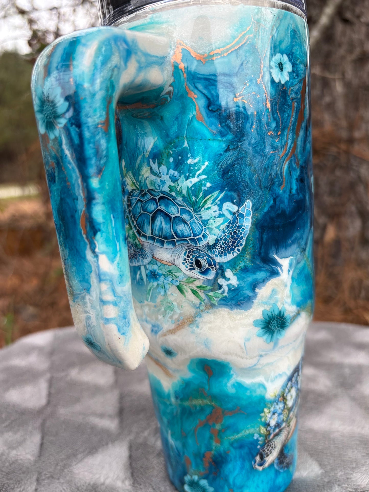 30 oz Grippy Oceans Turtle #14