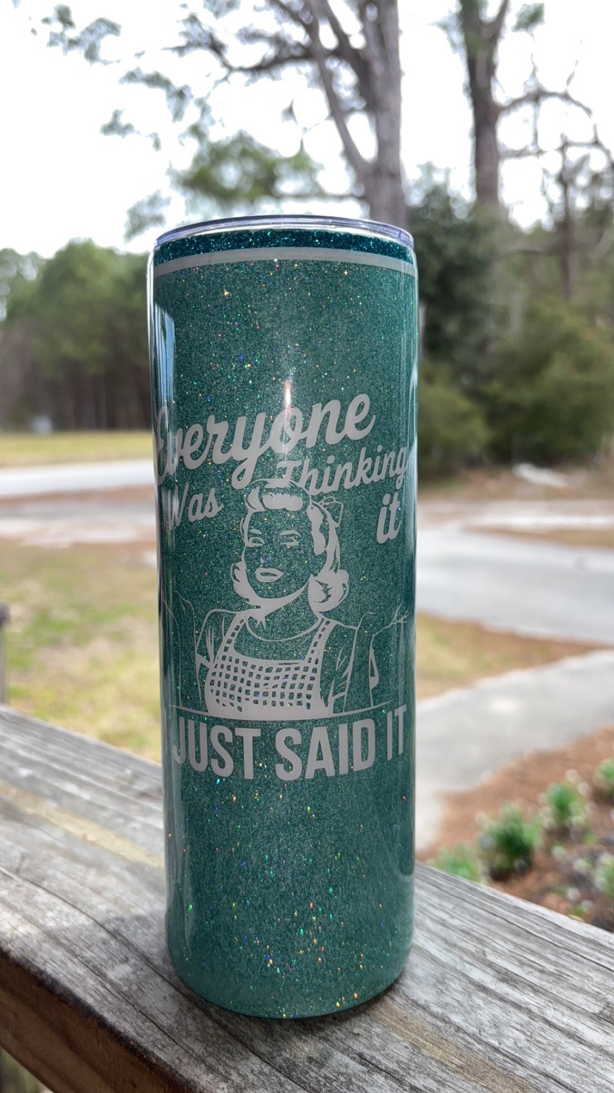 20oz Epoxy Resin Tumbler Secret Message