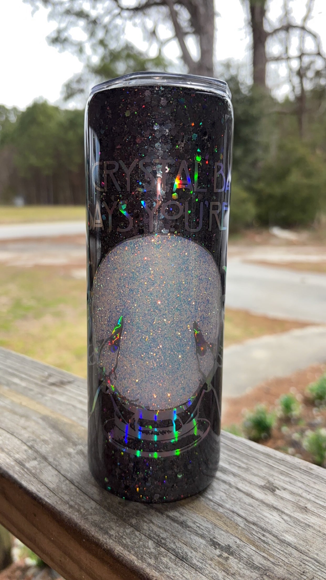 20oz Epoxy Resin Tumbler Secret Message