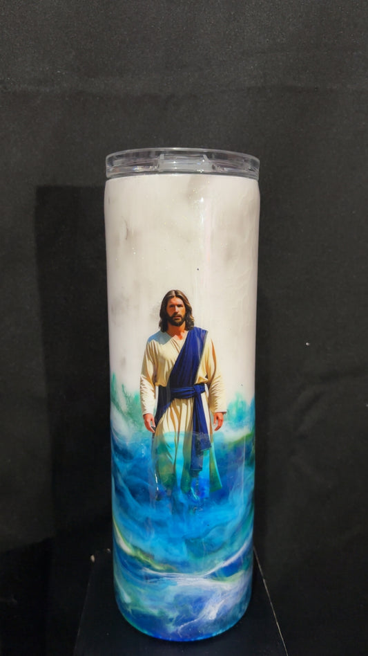 30oz Epoxy Resin Jesus Tumbler