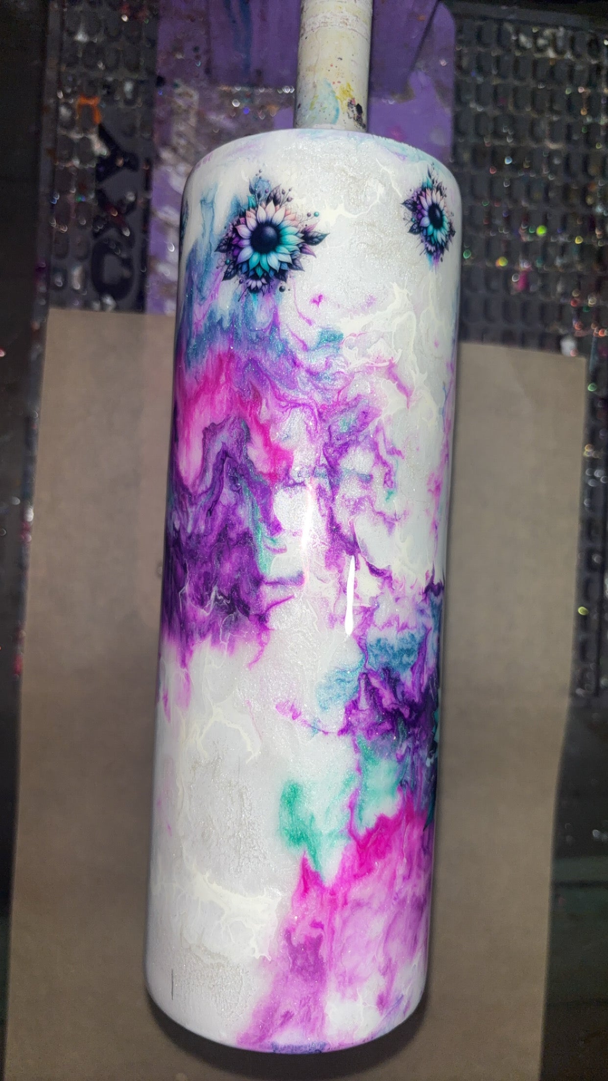 20oz Let Them Resin Epoxy Tumbler