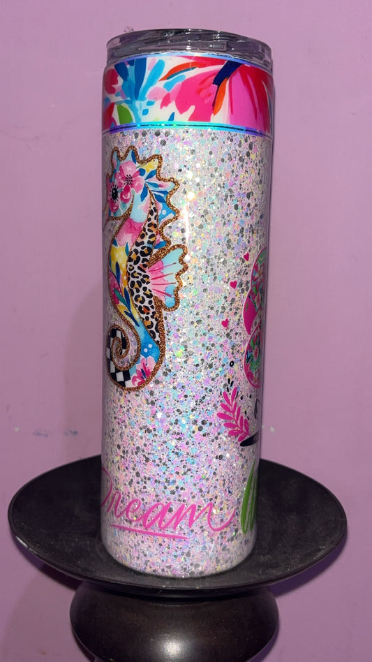 30oz Lilly Inspired Glows in Dark