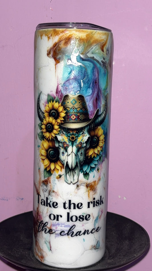 30oz Western take the Risk or loose it