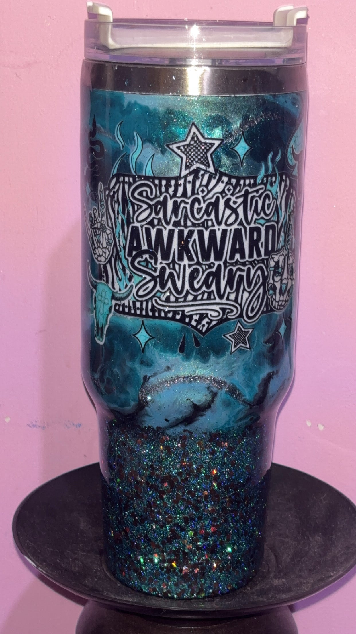40oz Western Epoxy Resin Tumbler