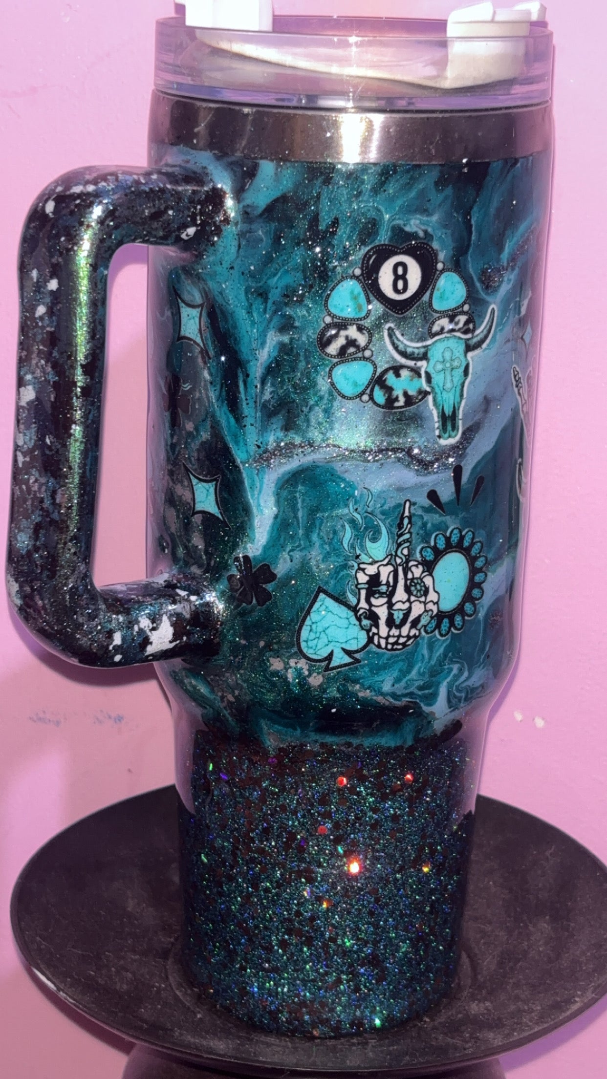 40oz Western Epoxy Resin Tumbler