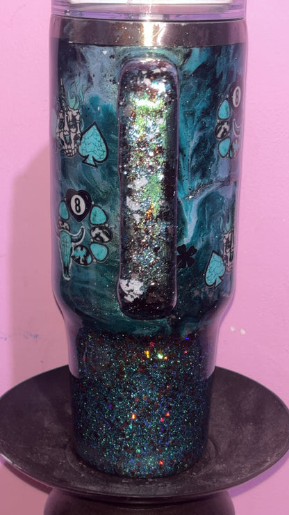 40oz Western Epoxy Resin Tumbler