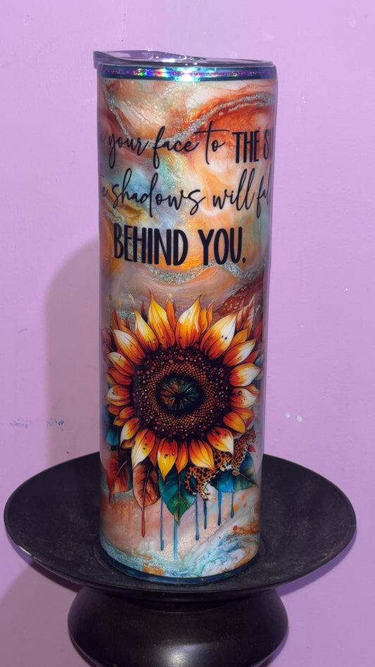 30oz Sunflower Resin Epoxy Tumbler