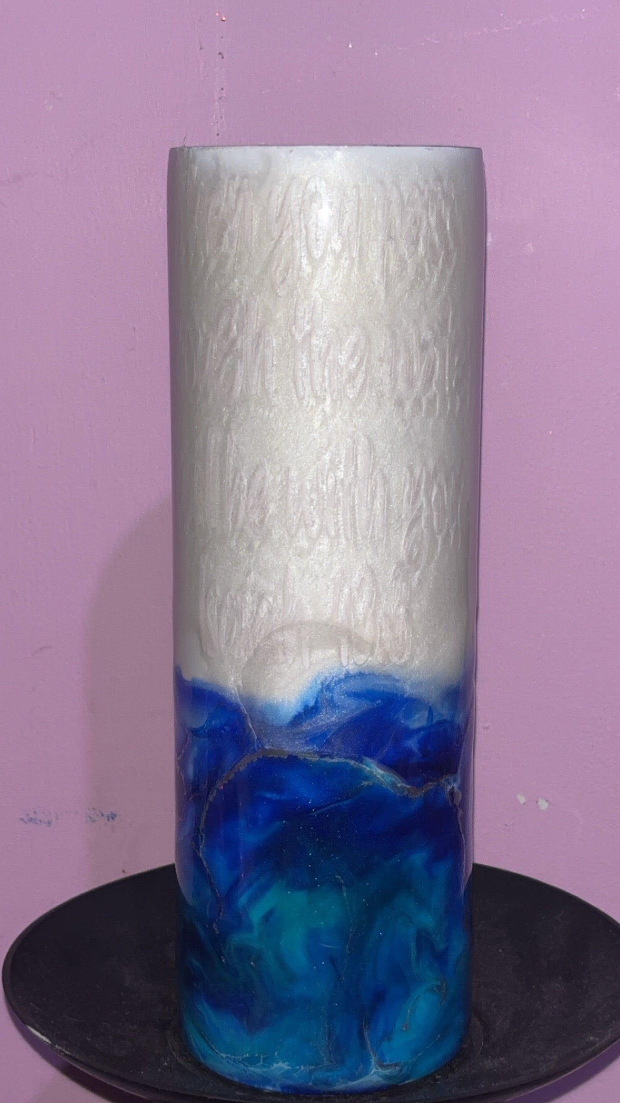 30oz Jesus On Water with Hidden Message