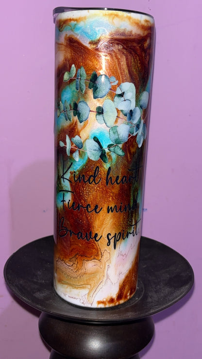 30oz Cheetah Epoxy Resin Tumbler