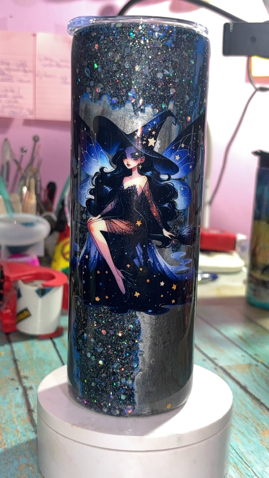 20oz Sexy Witch Epoxy Resin Tumbler