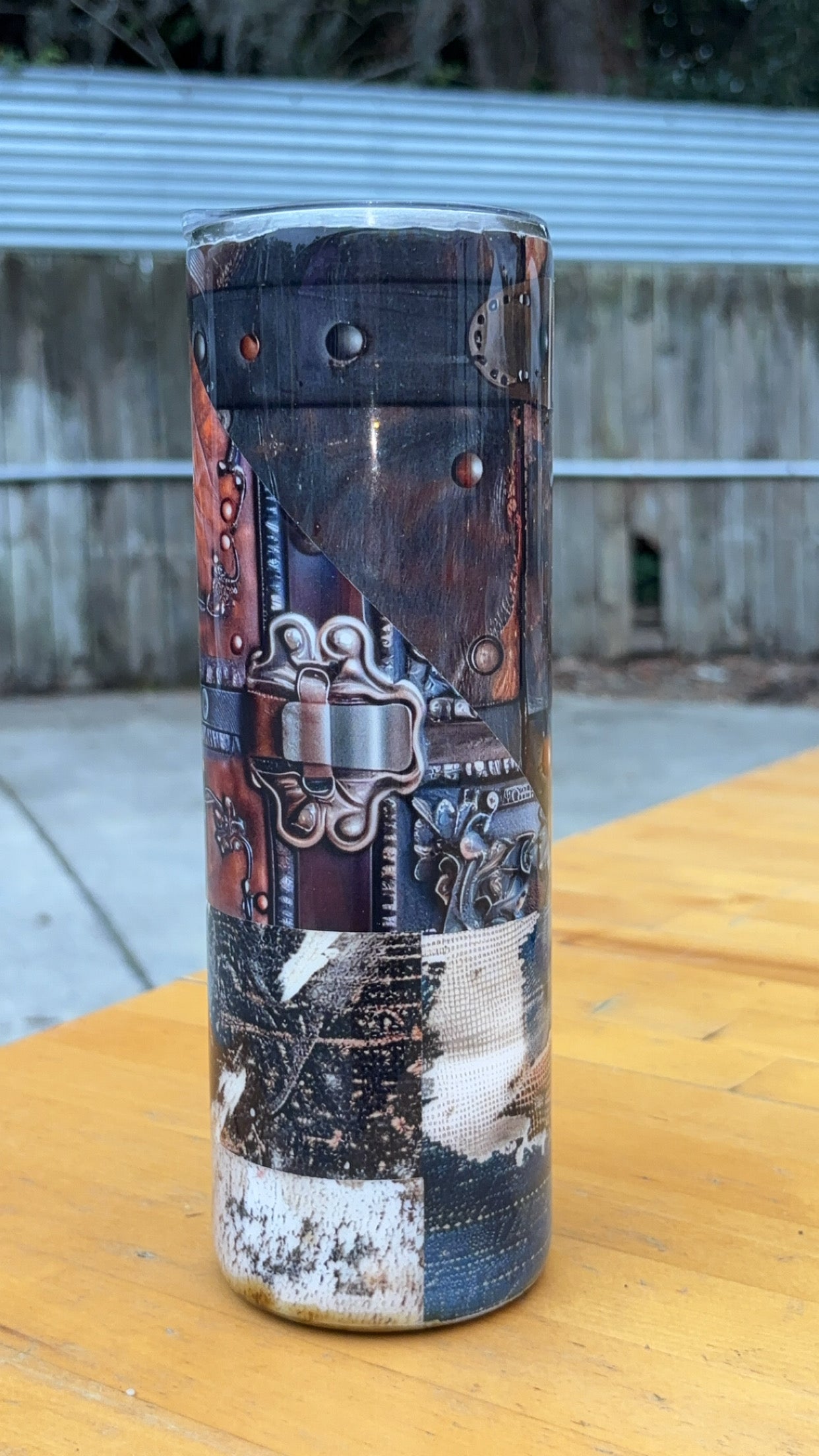 30oz Rustic with Home made Handle