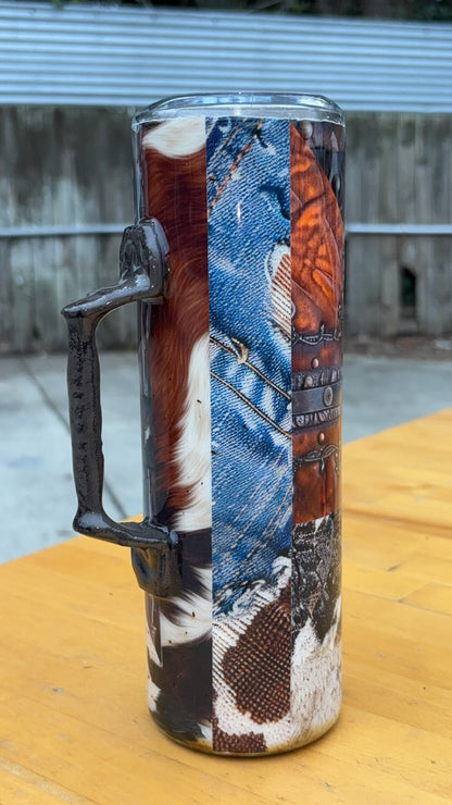30oz Rustic with Home made Handle