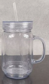 20oz Glass Mason snow-globe