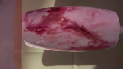 25oz Barrell Epoxy Resin Tumbler Marble
