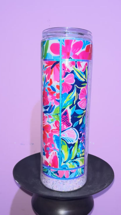 30oz Lilly Inspired Glows in Dark